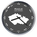 Designové nástěnné hodiny Prague 32 cm – český design | atelierDSGN