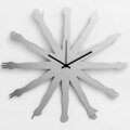 Medium sized wall clock, steel 16x16 in: Hands | atelierDSGN