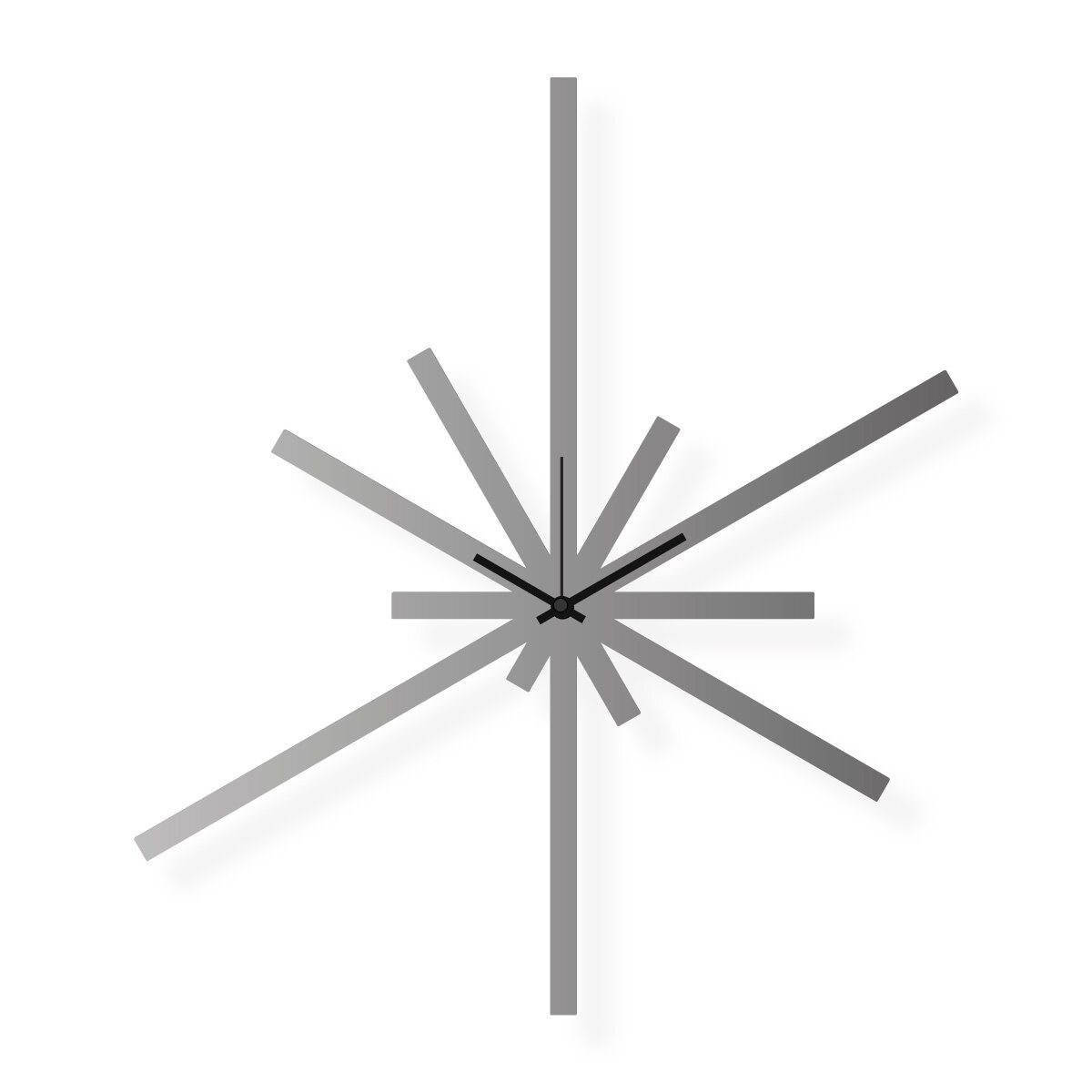 Large Stainless Steel Wall Clock