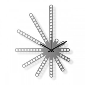 Medium sized wall clock, steel 16x12 in: Mercury | atelierDSGN