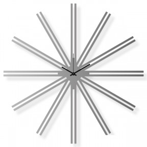 Large stainless steel wall clock, 25x25 in: Superstar IV | atelierDSGN