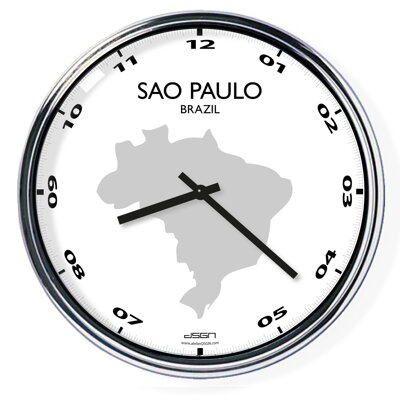 Kancelárske nástenné hodiny: Sao Paulo