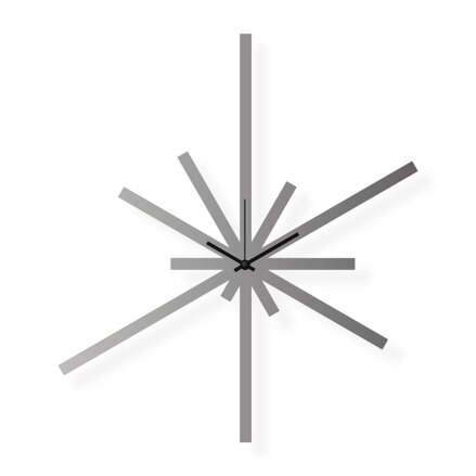 Large stainless steel wall clock, 29x33 in: Superstar | atelierDSGN