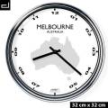 Office wall clock: Melbourne